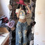 Plus Size High Street Wide Leg Ripped Denim Pants