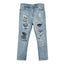 Men's Summer Big Ripped Oversized Cropped Jeans