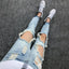 Men's Summer Big Ripped Oversized Cropped Jeans