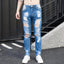 Men's Summer Big Ripped Oversized Cropped Jeans