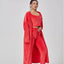 Conjunto de Lounge Acogedor de 3 Piezas para Mujeres - Conjunto de Pijamas con Cárdigan