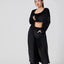 Conjunto de Lounge Acogedor de 3 Piezas para Mujeres - Conjunto de Pijamas con Cárdigan