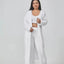 Conjunto de Lounge Acogedor de 3 Piezas para Mujeres - Conjunto de Pijamas con Cárdigan