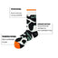 Calcetines de Compresión para Mujer - 3 Pares para Atletismo