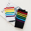 Women's Striped Knee-High Cotton Socks
