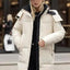 Manteau d'hiver en coton épais pour femmes
