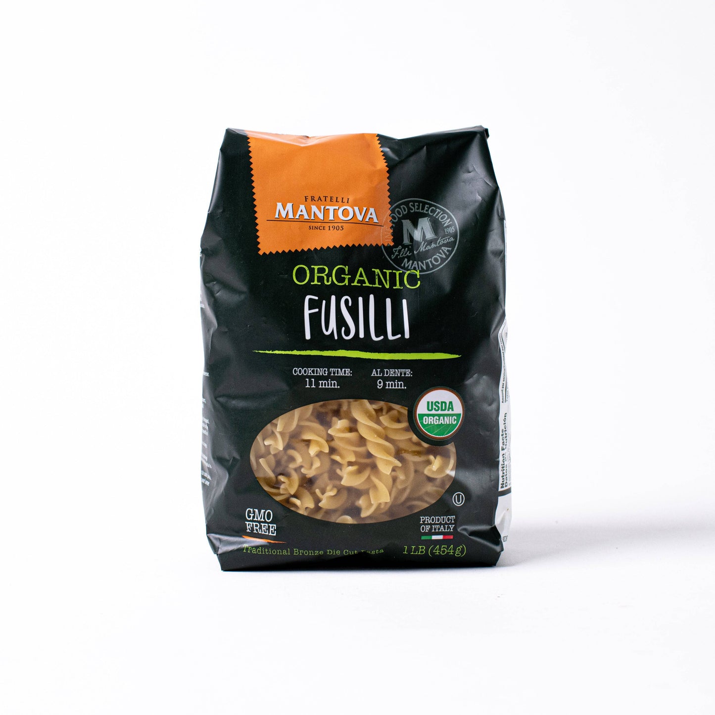 Organic Fusilli Pasta Made from Premium Durum Wheat - Korvel