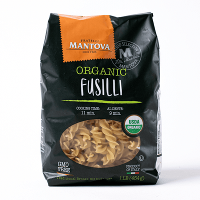 Organic Fusilli Pasta Made from Premium Durum Wheat - Korvel