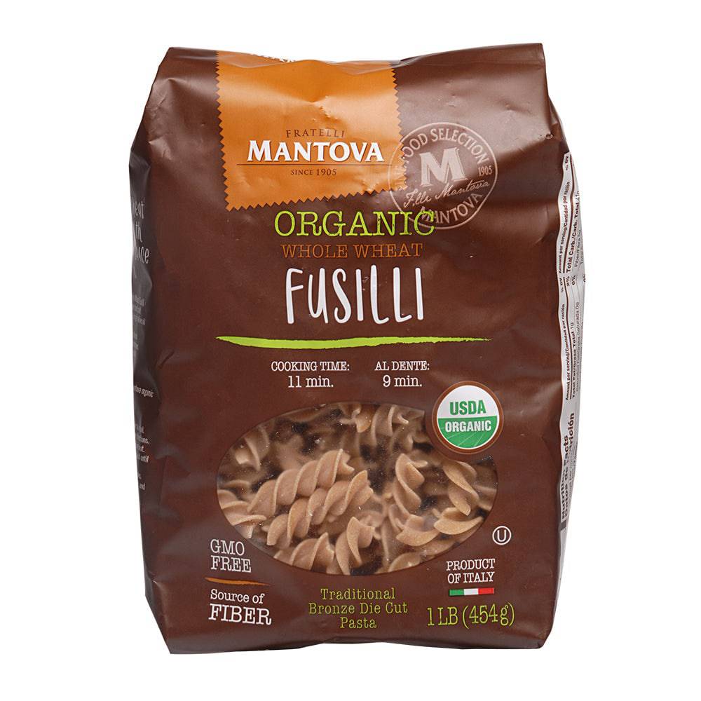 Fusilli de Trigo Integral Orgánico