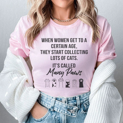 Many Paws Tee - Celebrate Your Love for Pets