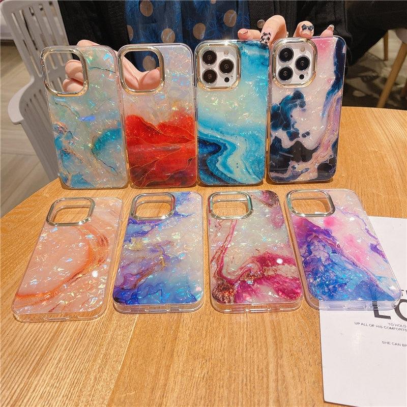 Marble Pattern Slim Shockproof Case for iPhone 13 Pro Max