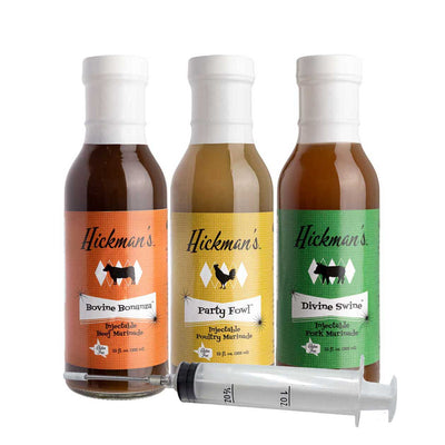 Paquete de Marinada Premium de Hickman con Injector