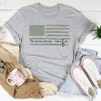 Marine Wife Tee - Celebrate Strength and Support