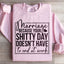 Marriage Humor Sweatshirt for Everyday Comfort