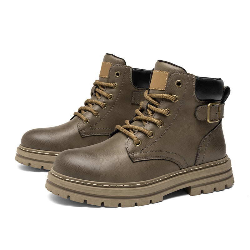 Martin Retro High Top Workwear Boots for Men