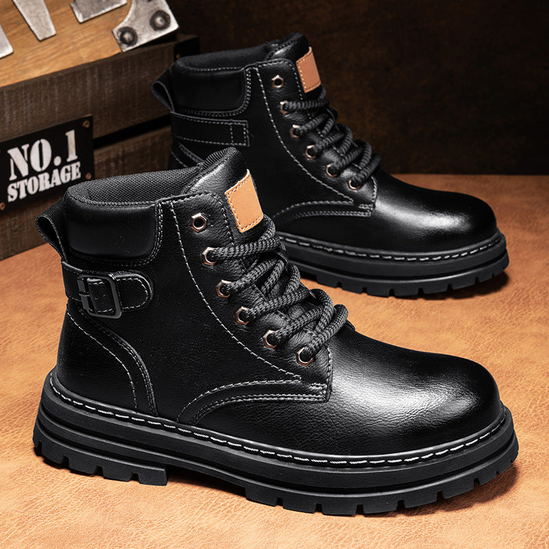 Martin Retro High Top Workwear Boots for Men