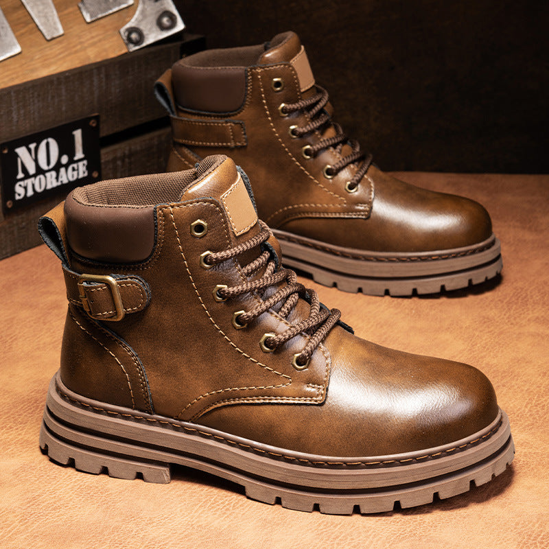 Martin Retro High Top Workwear Boots for Men