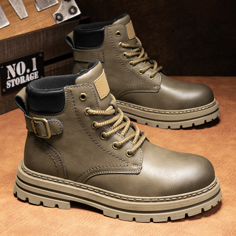 Martin Retro High Top Workwear Boots for Men