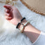 Matching Couple Charm Beads Bracelets - Natural Rock Stone Wristlets