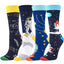 Math Print Men's Socks Space Leisure In Tube Socks Autumn And Winter New Style Cotton Socks Trendy Socks - Korvel
