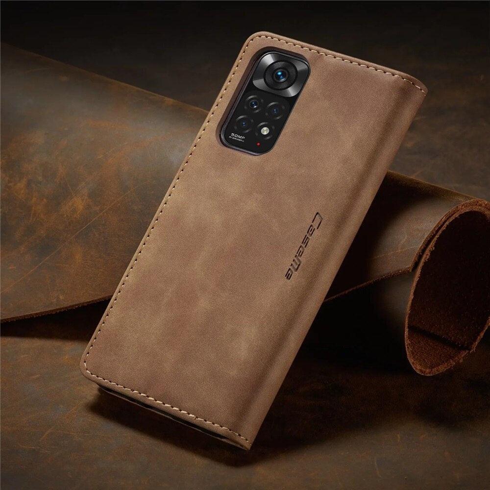 Funda de Cuero Mate Premium con Tapa para la Serie Xiaomi Mi