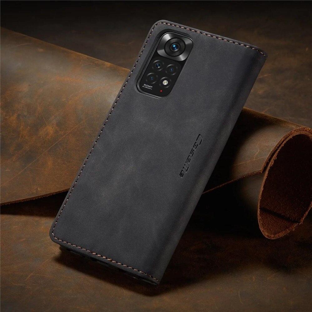 Funda de Cuero Mate Premium con Tapa para la Serie Xiaomi Mi