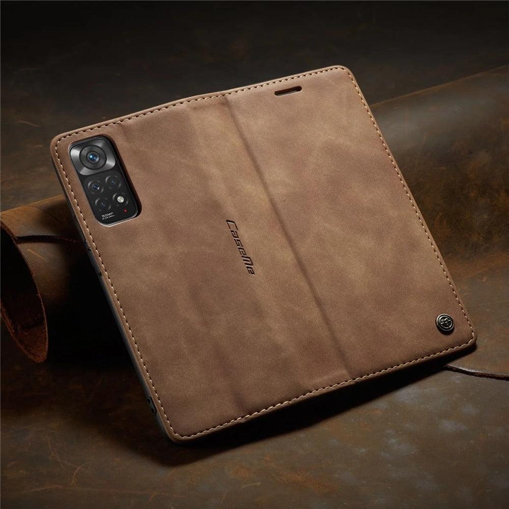 Funda de Cuero Mate Premium con Tapa para la Serie Xiaomi Mi