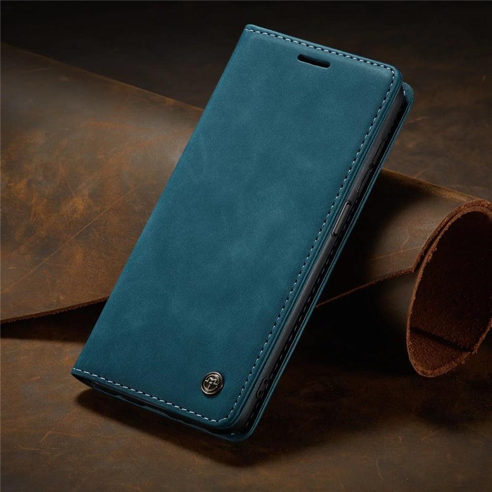 Funda de Cuero Mate Premium con Tapa para la Serie Xiaomi Mi