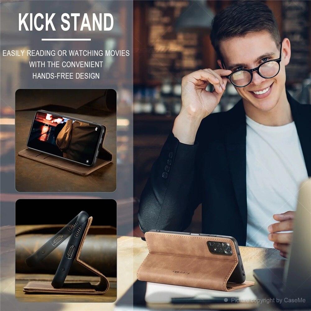 Funda de Cuero Mate Premium con Tapa para la Serie Xiaomi Mi