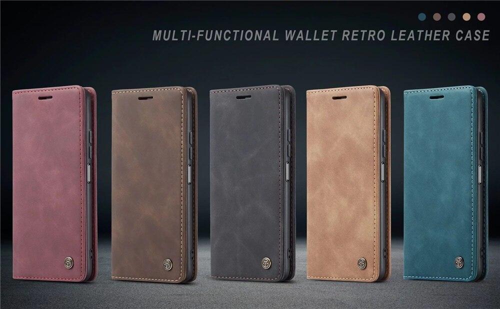 Funda de Cuero Mate Premium con Tapa para la Serie Xiaomi Mi