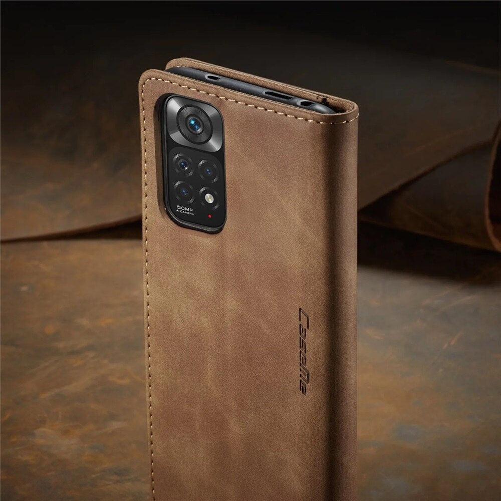 Funda de Cuero Mate Premium con Tapa para la Serie Xiaomi Mi