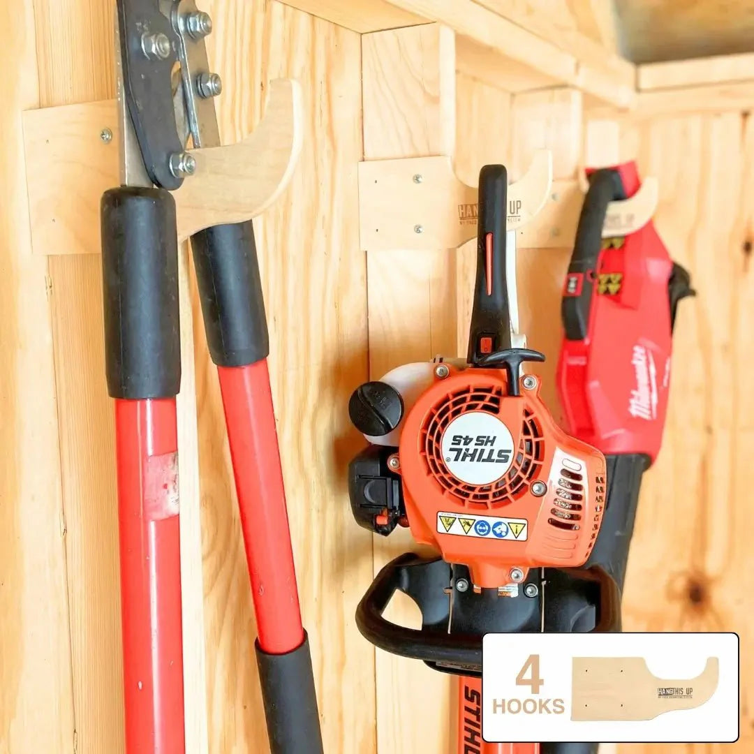 Kit de Organización MAX para Cobertizos - Almacenamiento Premium Montado en la Pared