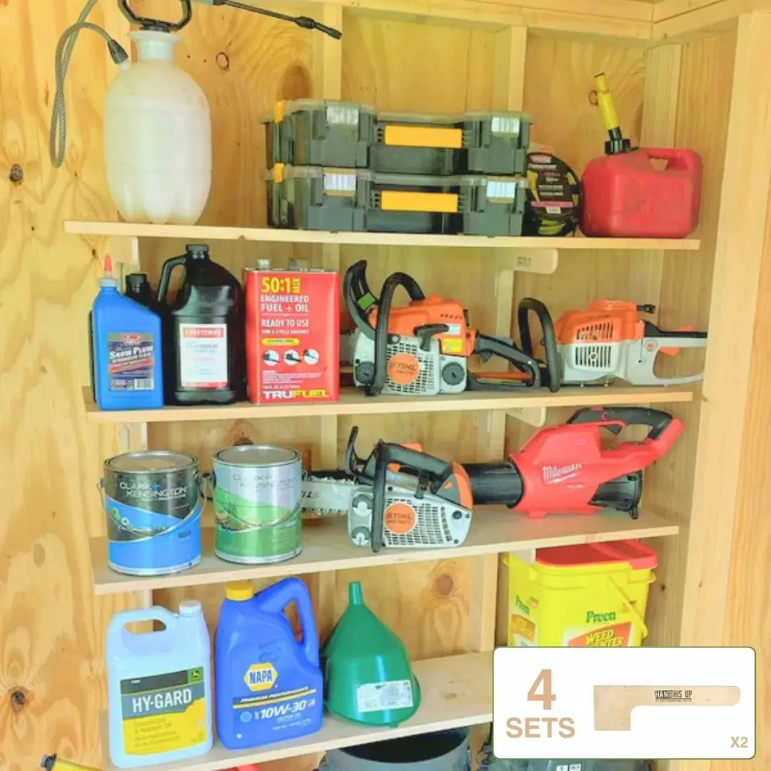 Kit de Organización MAX para Cobertizos - Almacenamiento Premium Montado en la Pared