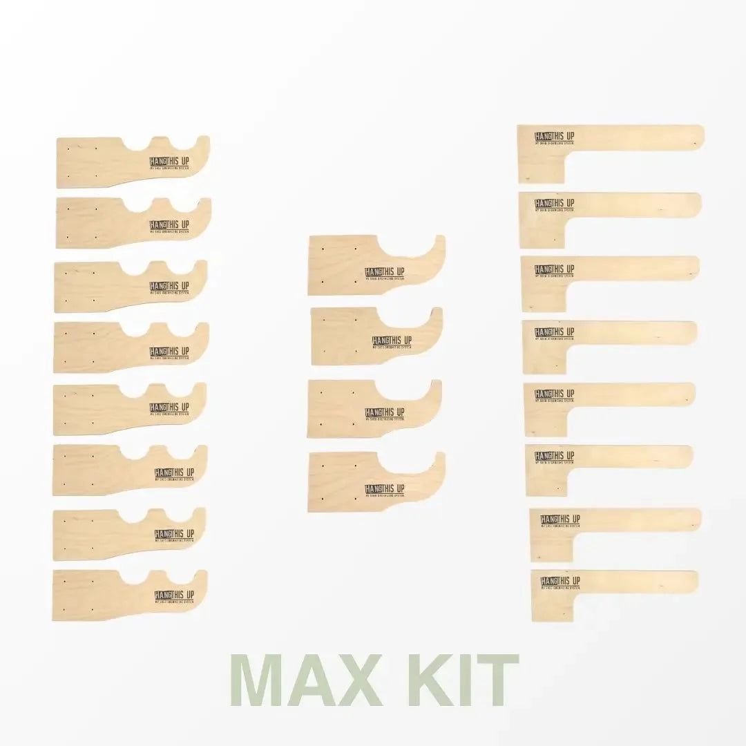Kit de Organización MAX para Cobertizos - Almacenamiento Premium Montado en la Pared