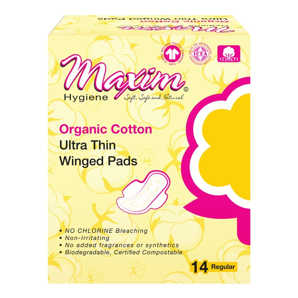 Maxim UTHN WNG PD 12x14 Orange Cotton
