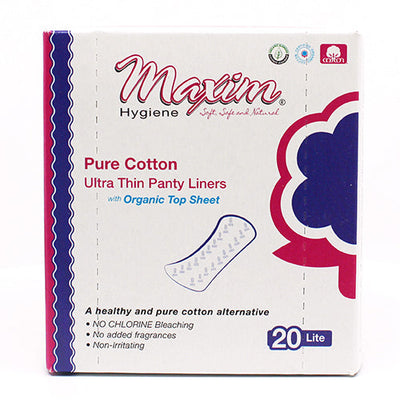 Maxim Natural Organic Cotton Ultra Thin Liners - 240 Count