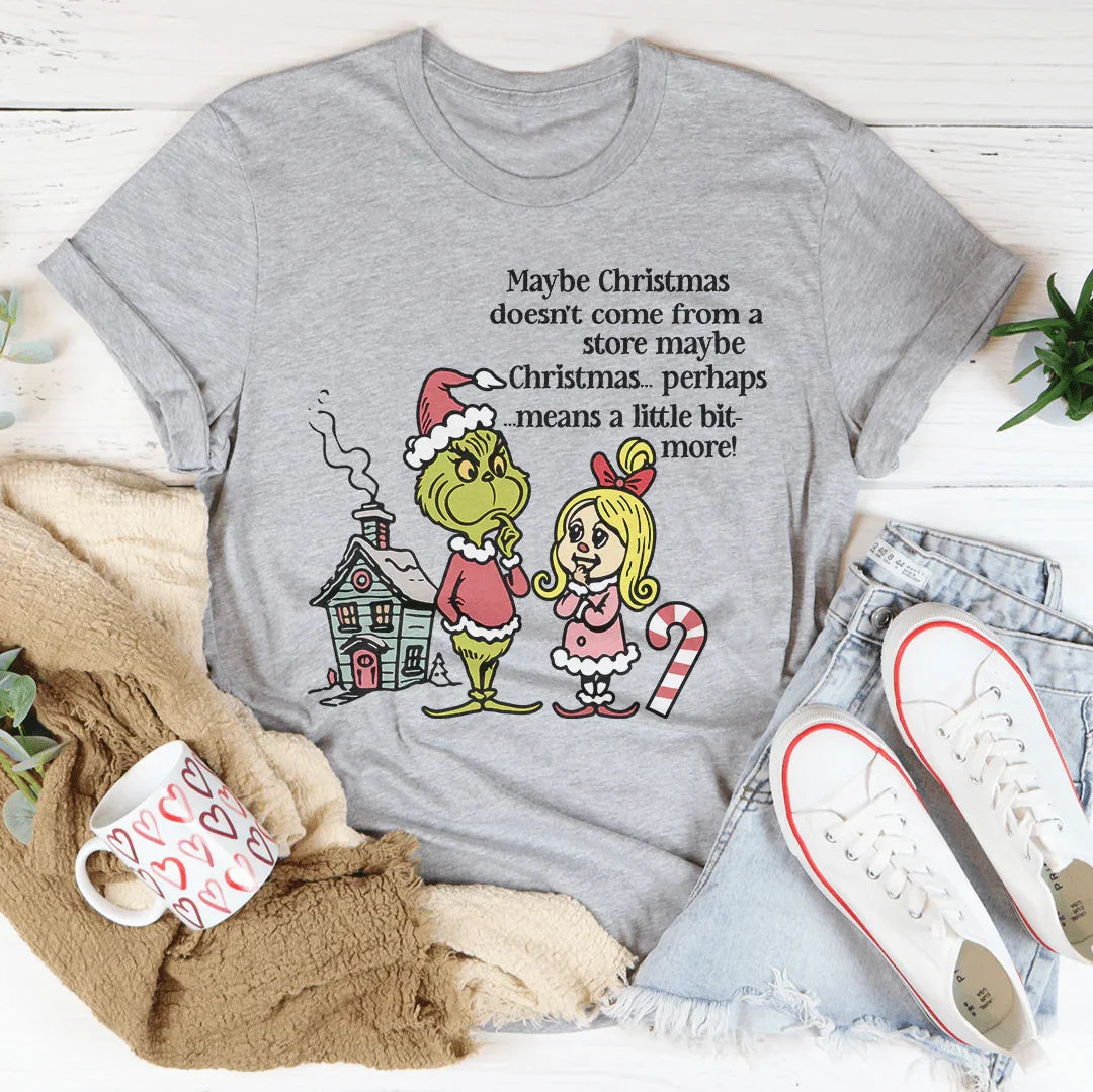 Peut-être que Noël ne vient pas d'un magasin Tee