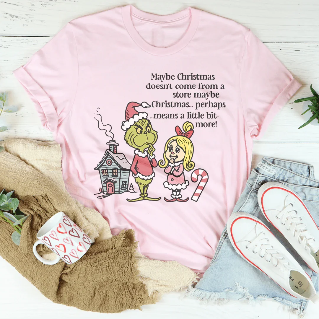 Peut-être que Noël ne vient pas d'un magasin Tee