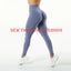 Leggings taille haute à fronces pour femmes