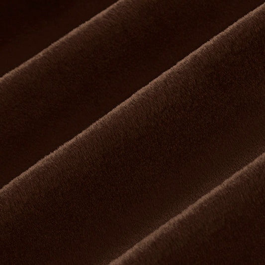 Marshmallow Cuddle Mahogany 58"/60" Fabric per Yard