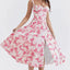 Elegant Floral Sleeveless Maxi Dress