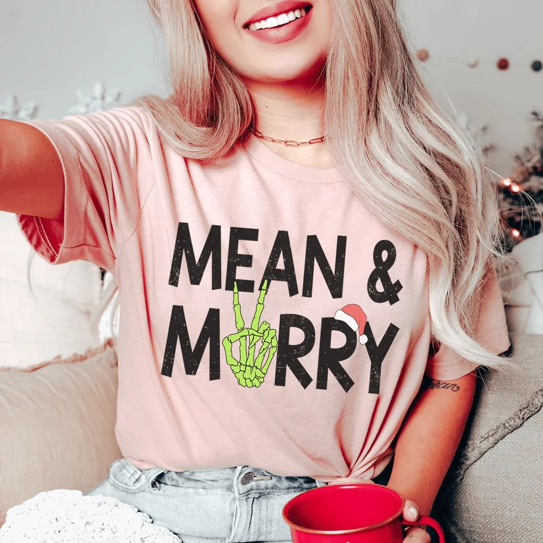Mean & Merry Tee - Soft and Stylish Everyday Wear