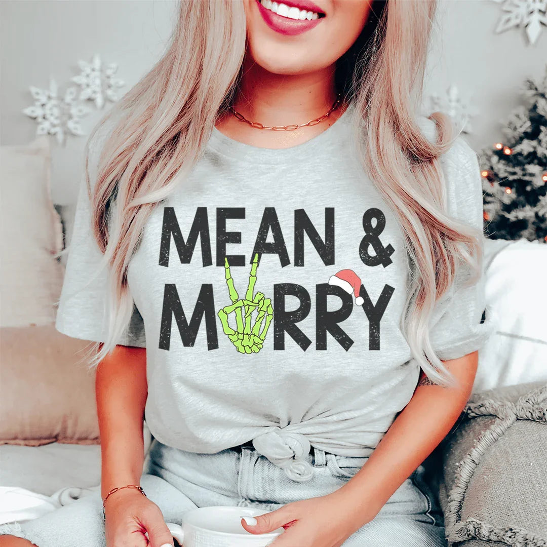 Mean & Merry Tee - Soft and Stylish Everyday Wear