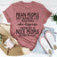 T-shirt Mean People - T-shirt en coton doux
