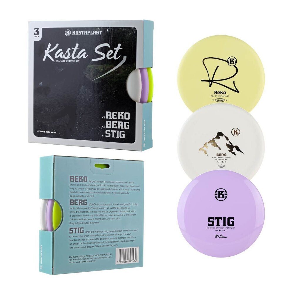 Kasta Set - 3 Disc Golf Starter Set