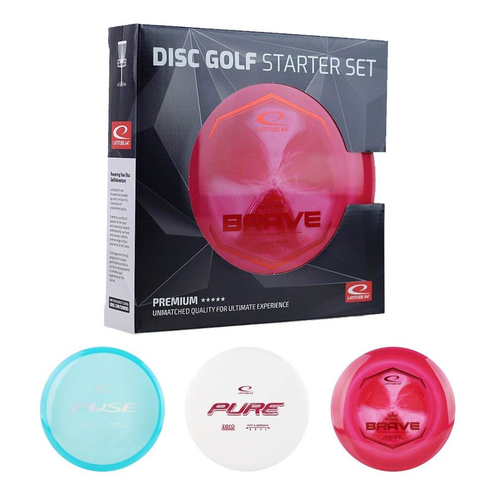 Premium Disc Golf Starter Set - 3 High-Performance Discs