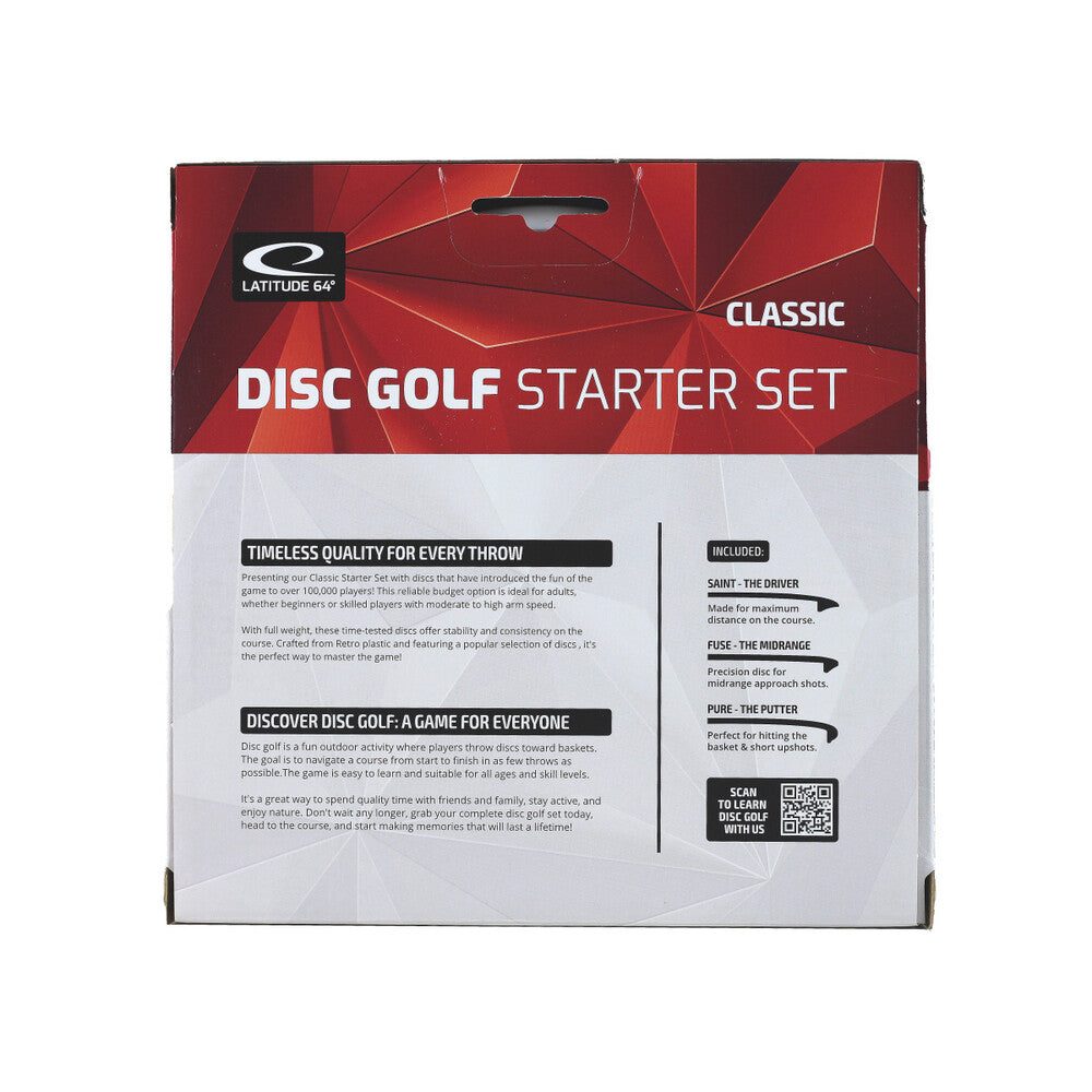 Juego de Inicio Clásico de Disc Golf - 3 Discos