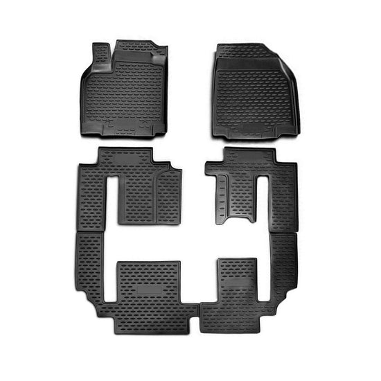 Westin Profile Floor Liners for 2007-2015 Mazda CX-9 - Black, 6pc Set