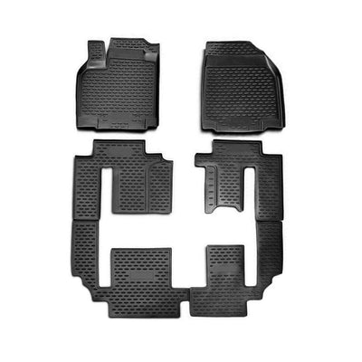 Westin Profile Floor Liners for 2007-2015 Mazda CX-9 - Black, 6pc Set