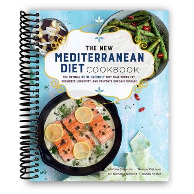 Mediterranean Keto Cookbook: Delicious Recipes for Fat Loss, Longevity, and Wellness (Spiral Bound) - Korvel